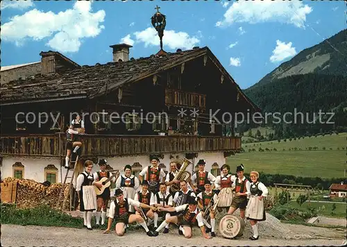 St Johann Tirol Jodier Tanz Schuhplattlergruppe Hans Hauser  Kat. St. Johann in Tirol