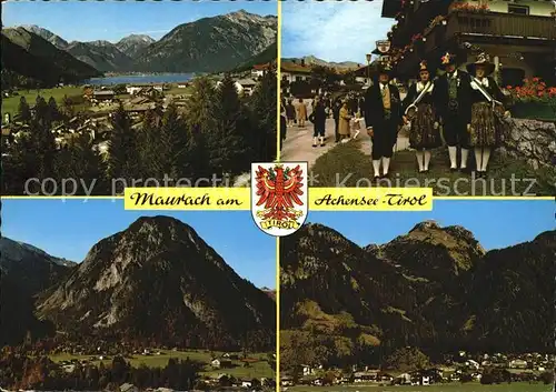 Maurach Tirol Achensee Trachten Teilansichten Kat. Eben am Achensee