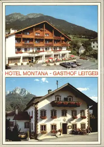 Telfes Stubai Hotel montana Gasthof Leitgeb Kat. Telfes im Stubai