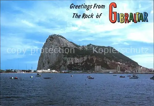 Gibraltar Der Felsen Kat. Gibraltar
