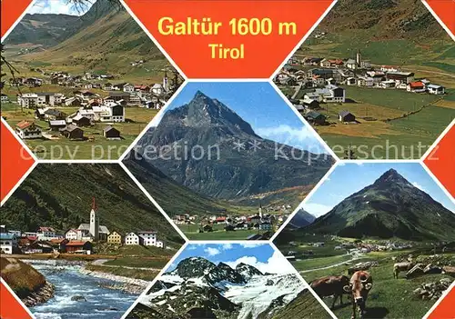 Galtuer Tirol Teilansichten Kat. Galtuer