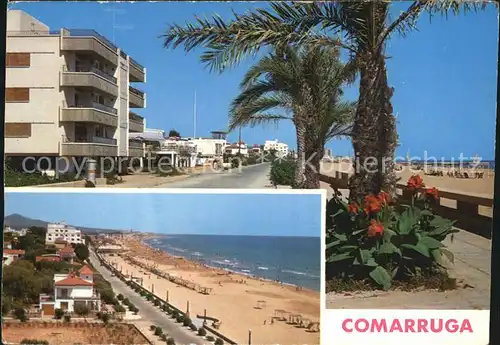 Comarruga Teilansicht Strand  Kat. Tarragona Costa Dorada