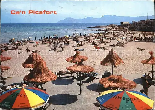 Can Picafort Mallorca Strand Kat. Spanien