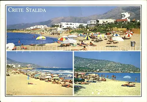 Stalida Stalis Strandpartien Kat. Insel Kreta
