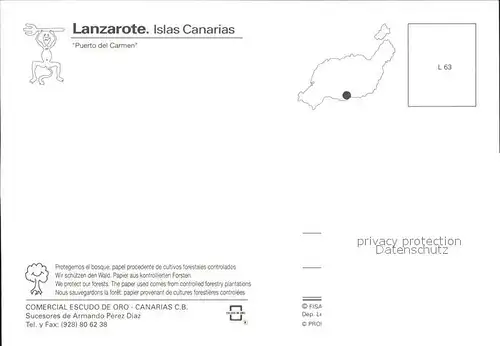 Lanzarote Kanarische Inseln Puerto del Carmen