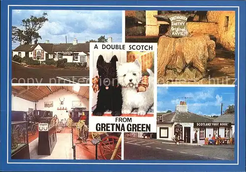 Gretna Green Museum Family proprietors the Gretna House Estate and the famous Old Blacksmiths Shop Kat. United Kingdom