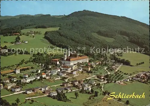 Schlierbach Oberoesterreich Fliegeraufnahme Zisterzienserstift Kat. Schlierbach