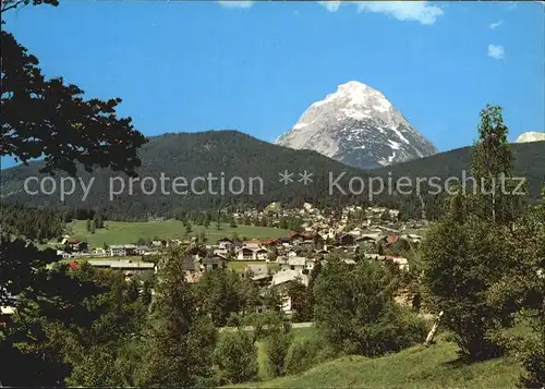 Seefeld Tirol mit Hohe Munde Kat. Seefeld in Tirol