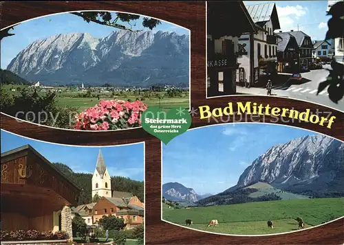 Bad Mitterndorf mit Grimming im Salzkammergut Kat. Bad Mitterndorf Salzkammergut