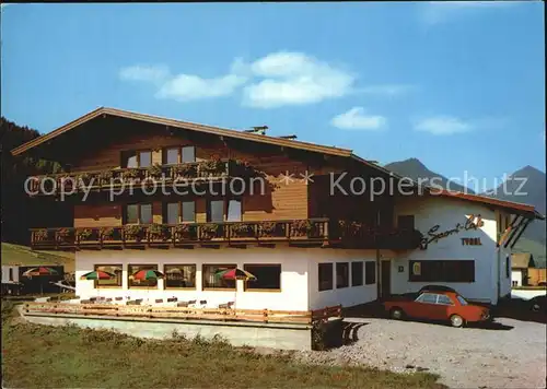 Hinterthiersee Pension Sportcafe Tyrol Kat. Thiersee Tirol