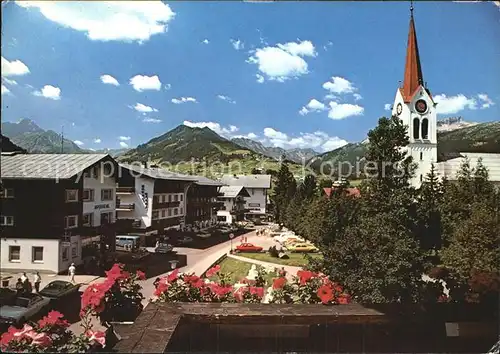 Riezlern Kleinwalsertal Vorarlberg Ortspartie Kat. Mittelberg