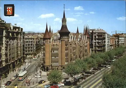 Barcelona Cataluna Avenida del Generalisimo Les Punxes Kat. Barcelona