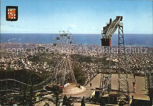 Barcelona Cataluna Tibidabo Atracciones Freizeitpark Kat. Barcelona