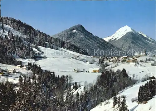 Hinterthiersee Winterpanorama Kat. Thiersee Tirol