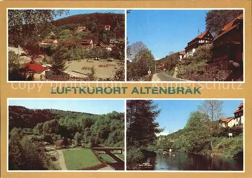 Altenbrak Harz Rolandseck Ritterstrasse OT Wendefurth Bodetal Kat. Altenbrak