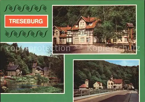 Treseburg Harz FDGB Erholungsheim Luppbode An der Halde Gemeindeschwesternstation Kat. Treseburg