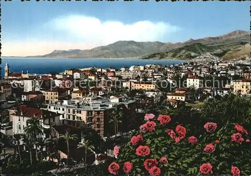 Bordighera Panorama e Costa Francese Riviera dei Fiori Kat. Bordighera