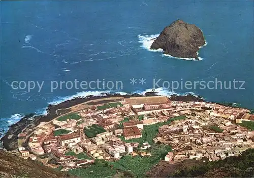 Garachico Blick von den Bergen Insel Kat. Santa Cruz de Tenerife