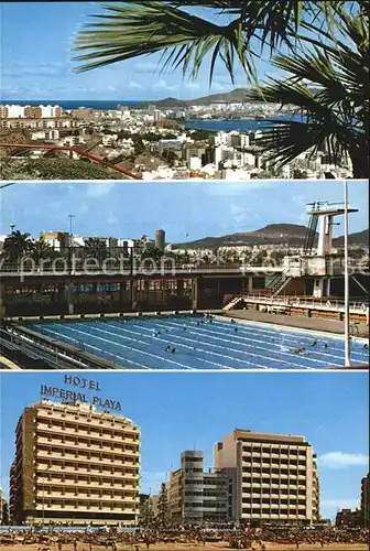 Las Palmas Gran Canaria Panorama Schwimmbad Hotel Imperial Playa Kat. Las Palmas Gran Canaria