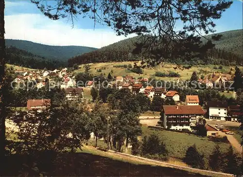 Enzkloesterle Ortsansicht mit Hotel Hirsch Cafe Kloesterle Gaestehaus Wiesengrund Kat. Enzkloesterle