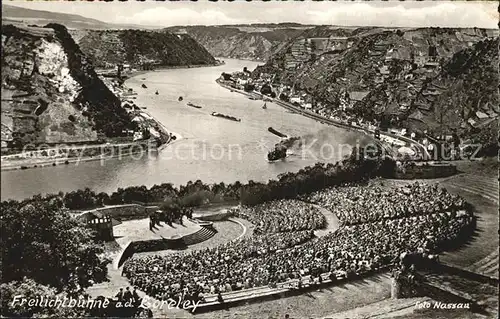 Lorelei Loreley Freilichtbuehne Kat. Sankt Goarshausen