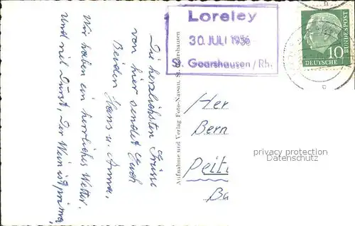 Lorelei Loreley Freilichtbuehne Kat. Sankt Goarshausen