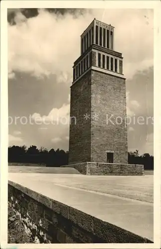 Buchenwald Weimar Gedenkstaette Turm Platz Kat. Weimar