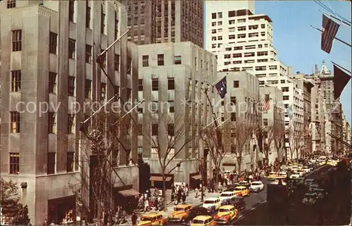 New York City Rockefeller Center District Fifth Avenue