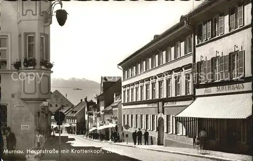 Murnau Hauptstrasse Krottenkopf Kat. Murnau a.Staffelsee