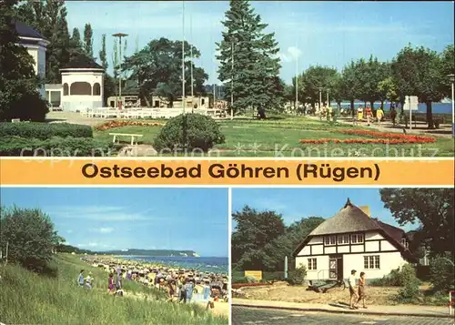 Goehren Ruegen Strandpromenade Heimatmuseum Kat. Goehren Ostseebad Ruegen