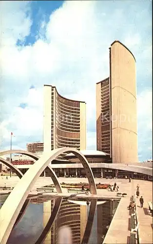 Toronto Canada City Hall Reflecting Pool Kat. Ontario