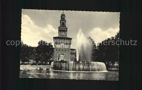 Milano Castello Sforzesco Kat. Italien