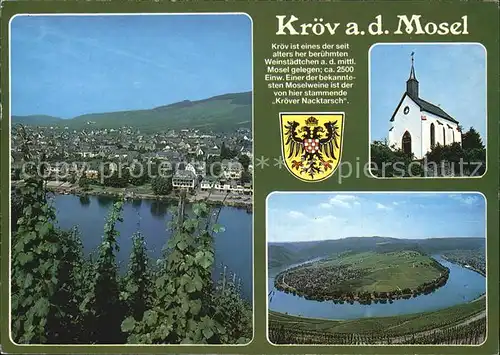 Kroev Mosel Kirche Panorama Kat. Kroev