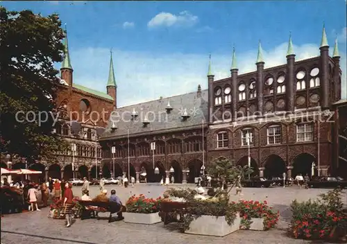 Luebeck Markt Rathaus Kat. Luebeck