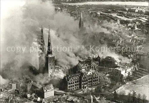 Luebeck Luftangriff 1942 Dom Kat. Luebeck