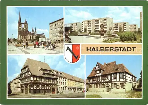 Halberstadt Fischmarkt Hermann Matern Ring Hotel Sankt Florian Gleimhaus Kat. Halberstadt