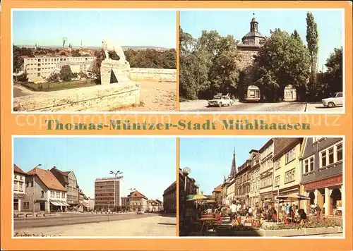 Muehlhausen Vogtland Thomas Muentzer Stadt Frauentor Wilhelm Pieck Platz Steinweg Kat. Bad Elster