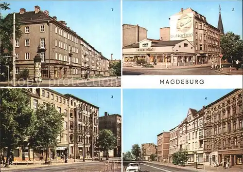 Magdeburg Eiskellerplatz Olvenstedter Halberstaedter Strasse Kat. Magdeburg