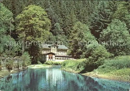 Bad Schandau Hotel Gaststaette Lichtenhainer Wasserfall Kat. Bad Schandau