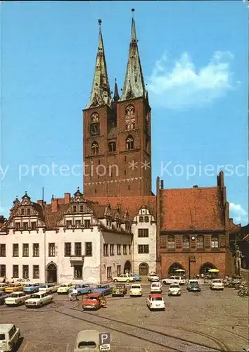 Stendal Marktplatz Marienkirche Kat. Stendal