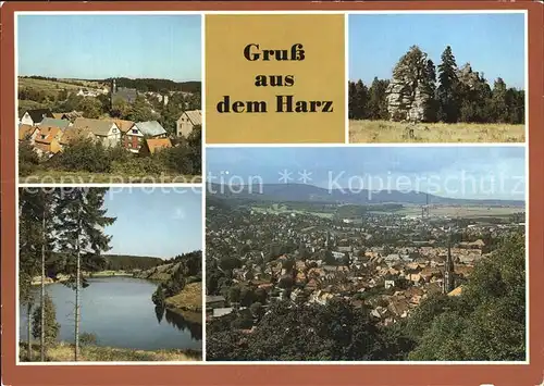 Wernigerode Harz Trautenstein Schierke Schnarcherklippen Rappbode Kat. Wernigerode