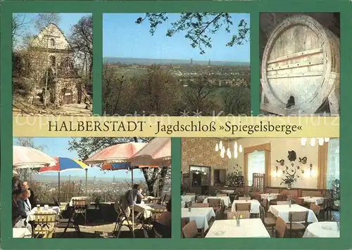 Halberstadt Jagdschloss Spiegelsberge Kat. Halberstadt