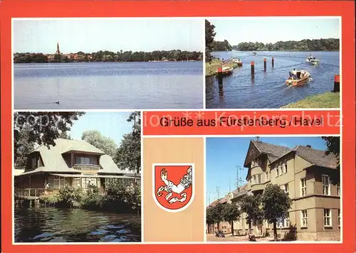 Fuerstenberg Havel Schwedtsee Havel Sportlerheim Rathaus Kat. Fuerstenberg