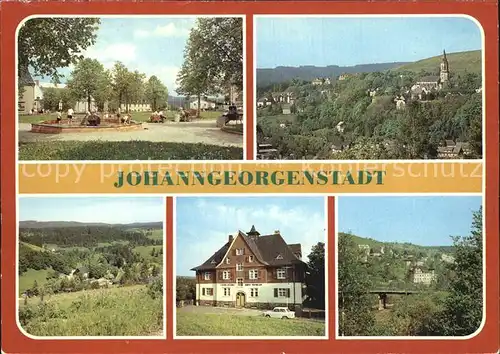Johanngeorgenstadt Platz des Bergmanns Unterjugel Jugendherberge Ernst Schneller Kat. Johanngeorgenstadt