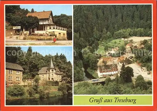 Treseburg Harz HO Gaststaette Burgstieg Halde Kat. Treseburg