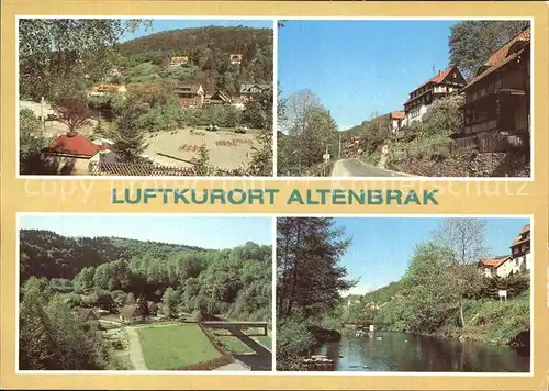 Altenbrak Harz Rolandseck Ritterstrasse Bodetal Kat. Altenbrak