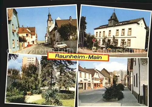 Raunheim Ortsansichten Kat. Raunheim