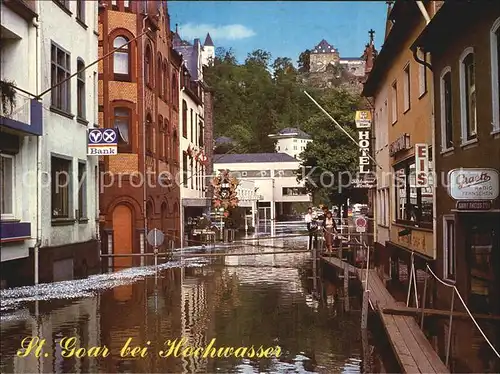 Goar St Hochwasser Kat. Sankt Goar