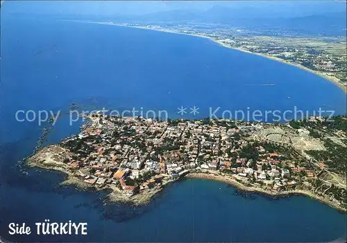 Side Antalya Luftaufnahme Kat. Tuerkei