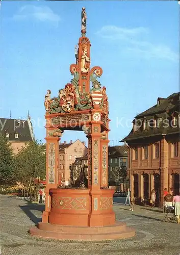 Mainz Rhein Marktbrunnen